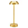 LED Wireless Gold Table Lamp Stepless Dimmable Touch Table Light Creative Night Light for Restaurant Bedroom Patio