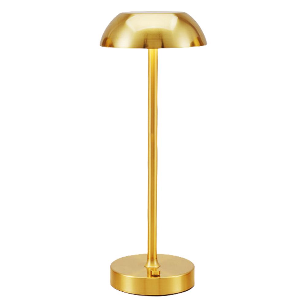 LED Wireless Gold Table Lamp Stepless Dimmable Touch Table Light Creative Night Light for Restaurant Bedroom Patio
