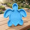 Flexible Silicone Molds for Resin Reusable Sea Turtle Stepping Stone Mold Garden Art, DIY Oceans Theme Concrete Easy Paving Paver Mold, Giant Outdoor