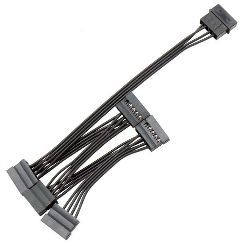 Кабель питания жесткого диска между мужчинами и женщинами, 4-контактный адаптер SATA-сплиттер для жесткого диска/HDD SSD