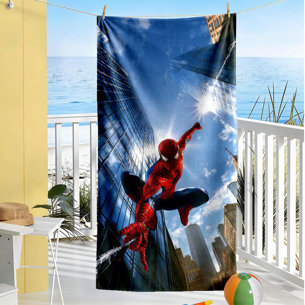Spider-man Durable Beach Towel Foldable Oversized, foldable, portable, travel beach towel Vibrant Pattern Perfect Gift for Women/Men