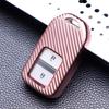 Carbon Fiber Key Shell for Honda Civic, Accord, URV, Breeze, Avancier, CRV, Inspire - Car Decoration Accessory.