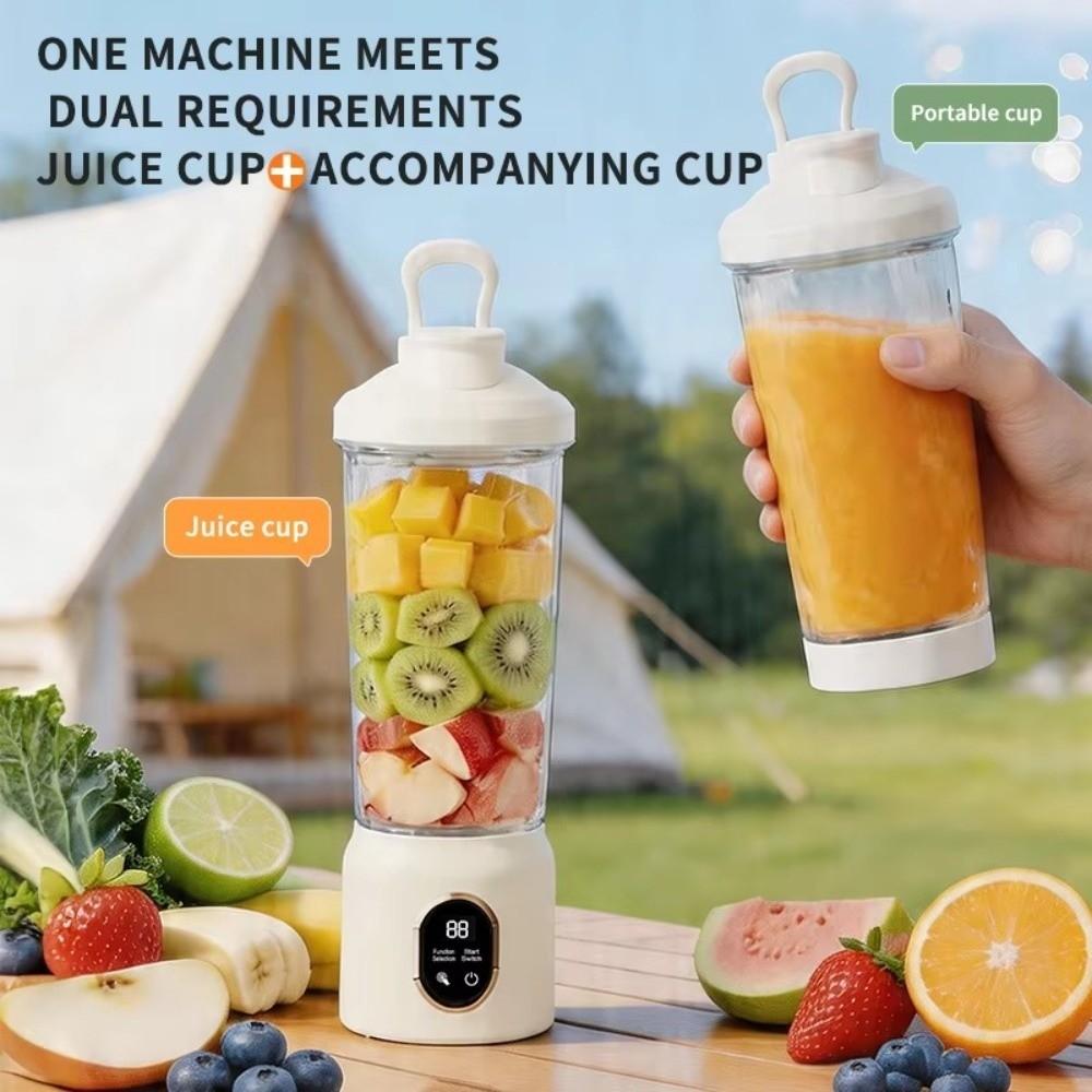 USB Rechargeable Fruit Blender Digital Display Juice Cup Blender Vegetable Drinks