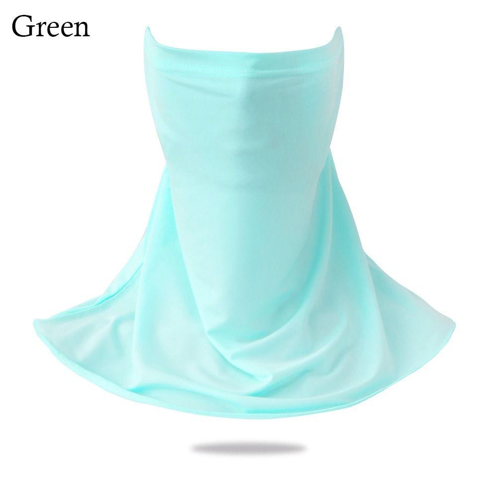 Бесследная маска Ice Silk Sunscreen Mask с дышащим покрытием для шеи, повседневное покрытие для лица, спорт