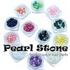 Dekorun Kobo Pearl Stone Pastel Color Holeless Sphere Pearl Nail Parts Metal Parts Nail Supplies