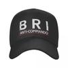Панк-французская бейсболка BRI France Police для женщин унисекс, дышащая шляпа для папы, спортивные шляпы Snapback, летние кепки
