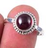 Natural Garnet Gemstone Handmade 925 Solid Sterling Silver Gift Ring Size 9 T7v78