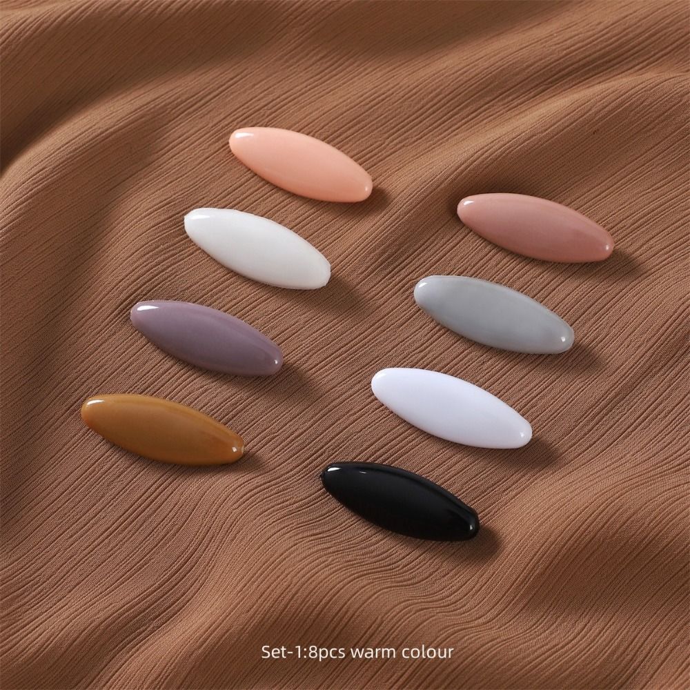 8 шт./компл. однотонная пластиковая брошь-игла элегантная детская брошь высокое качество английская булавка