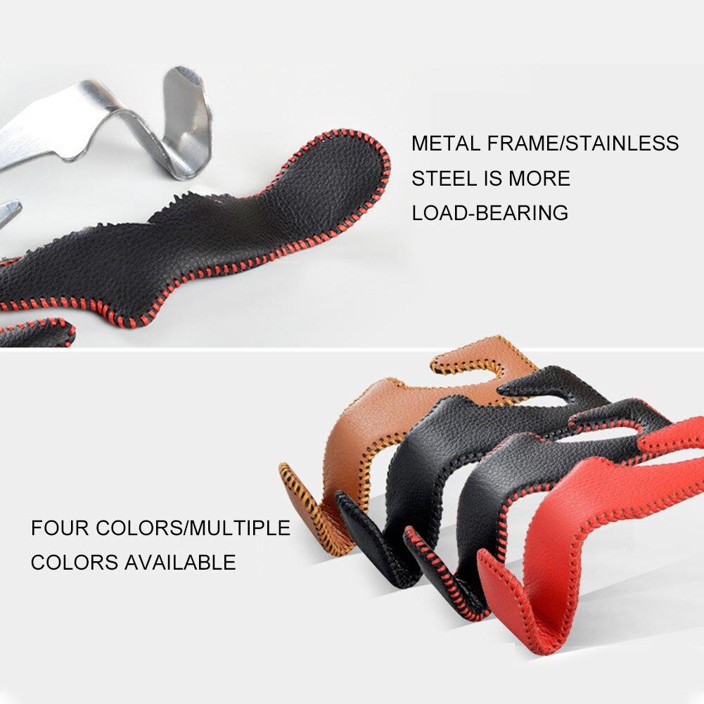 Держатель для хранения для автомобильных подголовников, крючки, подвесные кошельки, автозастежка, органайзер на заднее сиденье, искусственная кожа, задняя стойка