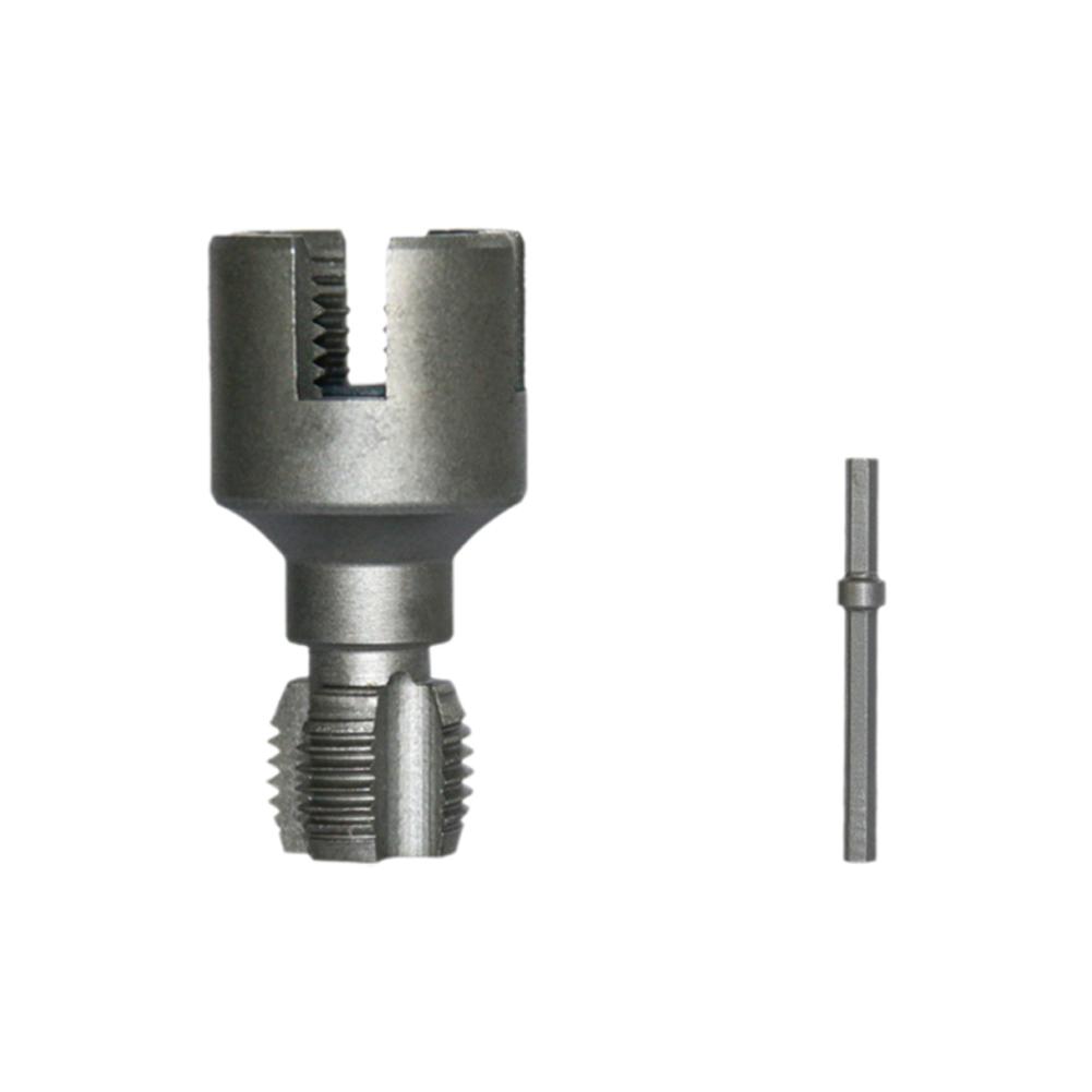 N15 N20 Инструмент для нарезания резьбы на трубах Совместимый с электродрелью Набор для нарезания резьбы на ПВХ трубах 1/2'' 3/4'' Внутренний Внешний Инструмент для восстановления резьбы