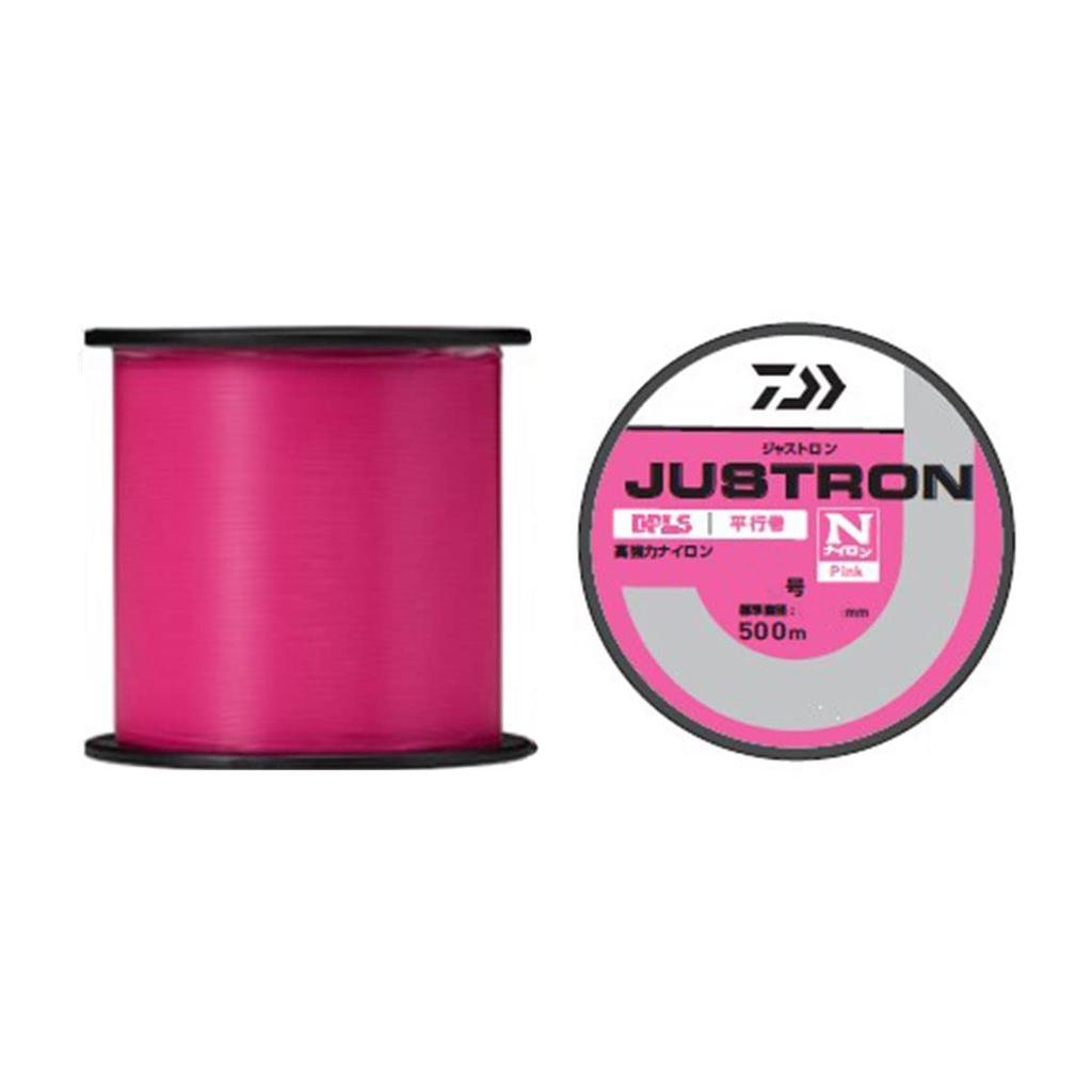 Daiwa Нейлоновая леска Justron Pink 3-500 на бобине