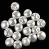 50pcs Creamy-white Pearl Button Multi Size Venetian Pearl Button Clothes Button  Scrapbooking