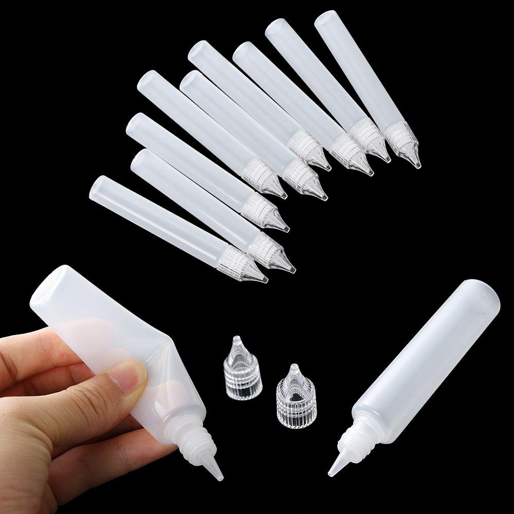 5PCS Plastic Craft Tool Scrapbooking Needle Squeeze Glue Applicator Paper Quilling Bottle