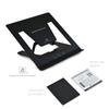 Подставка для ноутбука alumania Изготовлена в соответствии с металлическим корпусом вашего ноутбука, обеспечивает регулировку угла наклона и компактное хранение [СКЛАДНАЯ ПОДСТАВКА] (ЧЕРНЫЙ)
