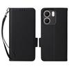 For Oppo A5x 5G/4G Case with Wrist Strap Litchi Texture PU Leather Wallet Phone Cover