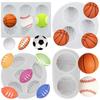 Футбол Баскетбол Силиконовая форма Бейсбол Регби Волейбол Формы для мастики Инструменты для украшения торта Топпер для кекса Конфета Глина Шоколад Форма для гампасты
