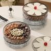 1/2/3 Layer Fashion Fruit Plate With Cover Durable Candys Nuts Storage Box For Family Gatherings