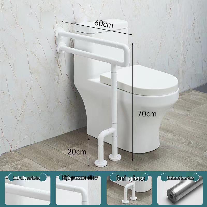 Ванная комната Поручень U-образной формы для пожилых - Безбарьерная нейлоновая ручка для душа/туалета