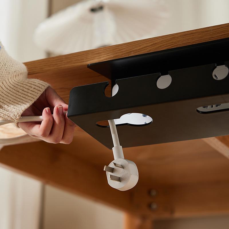 Кабельный органайзер, держатель розетки под столом, лоток для прокладки кабелей, прочный укротитель проводов без сверления для офиса и дома