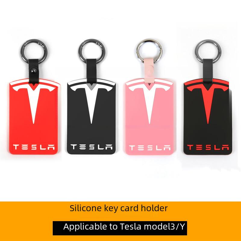 Tesla Model 3/Y Waterproof Silicone Key Card Cover – Wear-Resistant Protective Shell
