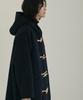 Malen Unisex Duffle Coat Navy