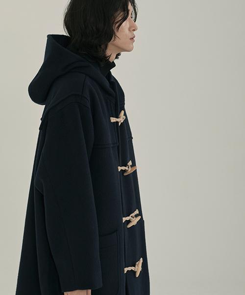 Malen Unisex Duffle Coat Navy