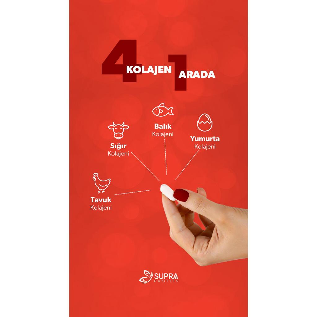 Мультиколлагеновый комплекс, 60 таблеток - смесь 5 типов коллагена с гиалуроновой кислотой