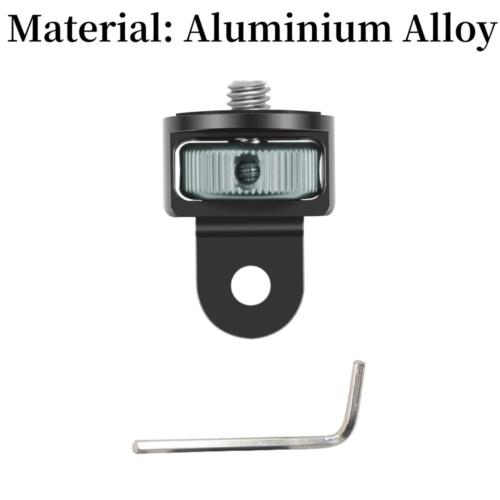 Адаптер для штатива с винтом 1/4 дюйма, вращающийся на 360 градусов, для Go Pro Hero 12 11 10 9 8, аксессуары для камер Insta-360 One X4 X3 X2