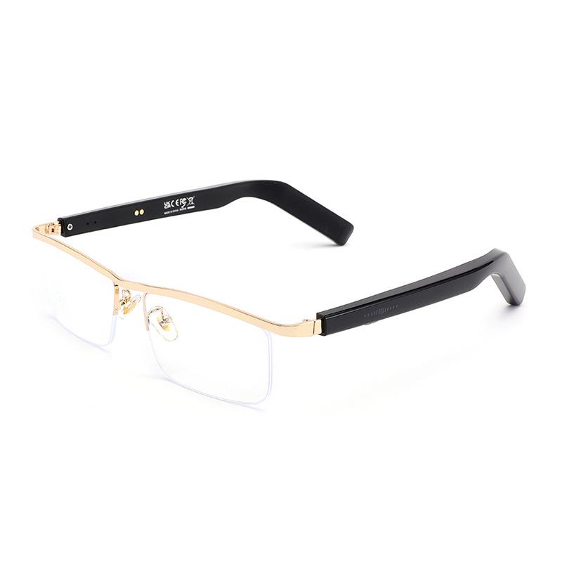 LG12 Smart Bluetooth AI Glasses with UV & Blue Light Protection for Business & Sports