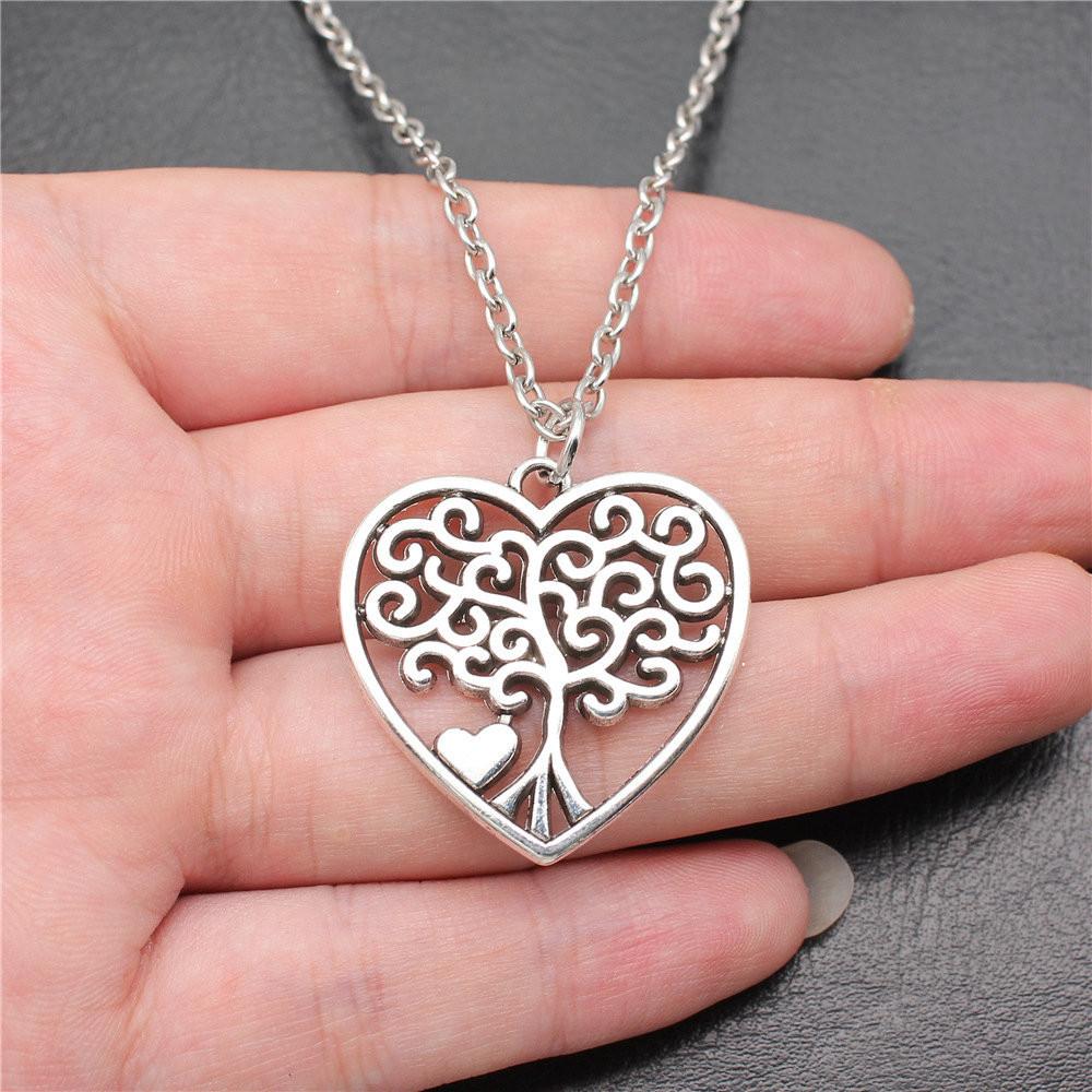 Любовь Сердце Мир 45 см или 70 см Длинная Цепочка Ожерелье Женские Украшения Юбилей Новые Находки и Компоненты