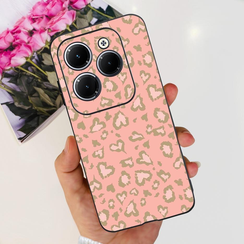 Чехол для Infinix Hot 40 Pro X6837 Милый Модный Чехол Мягкий Силиконовый Чехол для Телефона Для Infinix Hot 40i Hot40 Pro Hot40i Чехлы Бампер