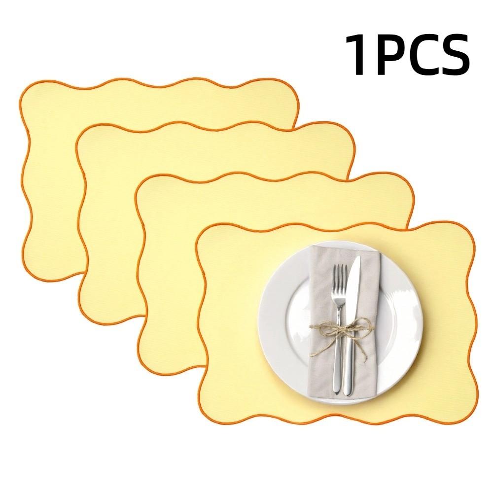 Oil-Proof Dining Mat Heat-Resistant Table Mats Nordic Solid Place Mat Kitchen Supply
