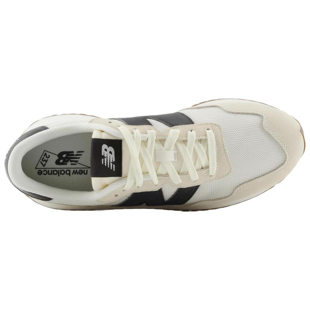 New Balance 237 Off-White Черные Мужские Повседневные Кроссовки MS237WB