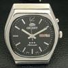 Б/У ORIENT AUTOMATIC JAPAN 46943 МУЖСКИЕ ЧАСЫ DAY&DATE ЧЕРНОГО ЦИФЕРБЛАТА A432322-2 R111-a432322