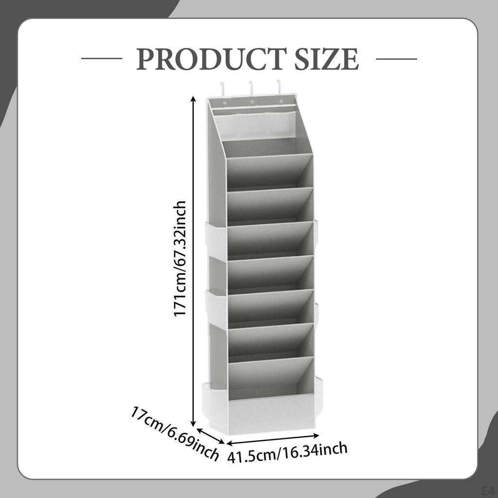 Наддверный органайзер для обуви, подвесная полка с карманами, универсальные многоразовые крючки