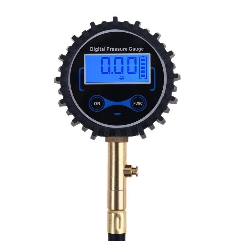Upgraded Pressure Gauge Tire Pressure Gauge with Quick Clip Air Chuck Deflation