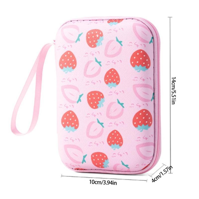Multicolored Cartoon Shockproof Storage Case Waterproof EVA Materials Compact For Camera Gear School Supplies