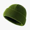 Winter Acrylic Warm Bean Hat Cute and Versatile Light Plate Wool Cold Proof Flip Knit Hat