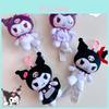 Оригинальный плюшевый брелок Sanrio Kuromi, милый мультяшный маленький дьяволенок, подвеска на сумку, подарок