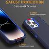 3 В 1 Сверхпрочный Броневой Противоударный Пылезащитный Чехол Для iPhone 15 14 13 12 11 16Pro MAX MINI XSMAX XR X XS SE 6 7 8 PLUS Чехол