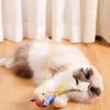 Chirping Bird Cat Toy Interactive Simulation Electric Bird Touch Activated Plush Bird Cat Teaser for Indoor Cats And Dogs