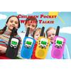 2Pcs/Set Mini Walkie Talkie Children Toy 3 Mile Range Two Way Receiver Electronic Toy Radio LCD Flashlight Children Gift for Kid
