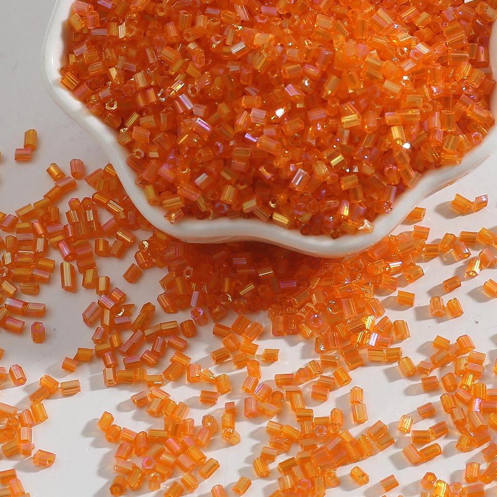 300/700 шт. Чешские цилиндрические стеклянные бисерные бусины-трубочки, европейский посевной бисер, свободные бусины для изготовления ювелирных изделий своими руками