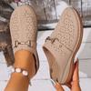 Fashion 2025 Summer Women Slippers Slip On Daily Retro Slippers Anti-slip Hollow Sandals Trend Casual Designer Shoes Women Slides Women