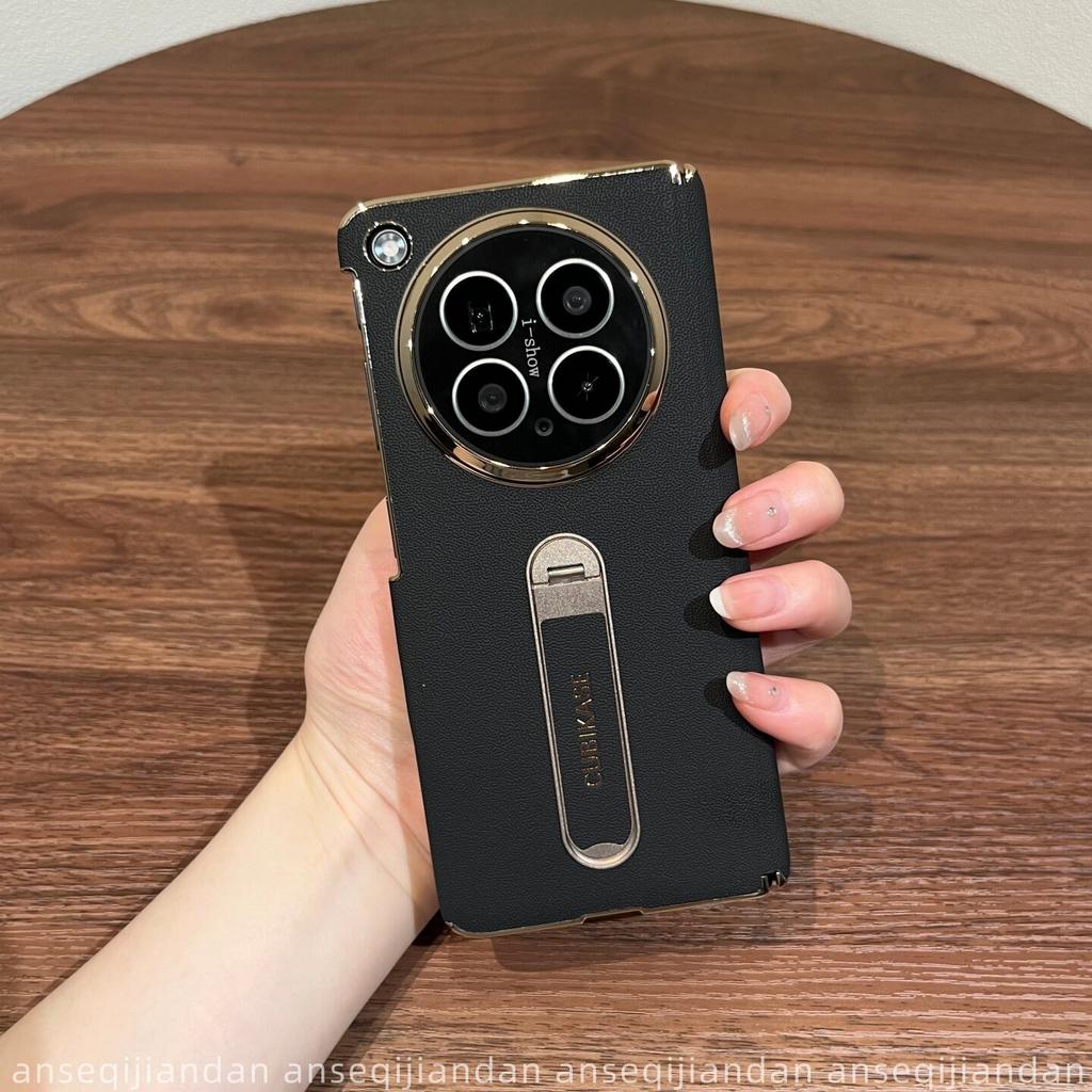 Чехол для OPPO Find N6, новая модель, с подставкой, кожаный, защита камеры, чехол для телефона, оснащенный защитой центрального шарнира, задняя крышка