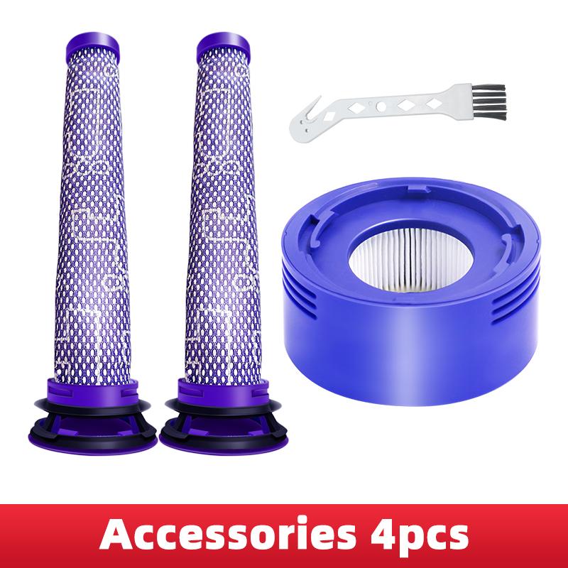 Запасные части фильтра HEPA Pre-Post для беспроводного пылесоса Dyson V7 V8 SV10 SV11 Animal Absolute 965661-01 967478-01