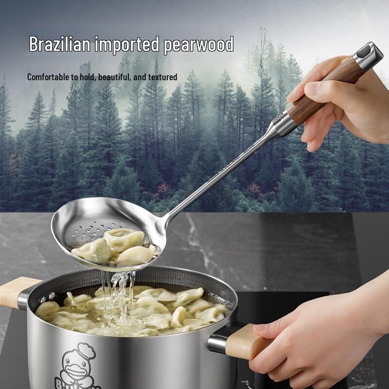 COOKER KING 316 Stainless Steel Rosewood Handle Strainer