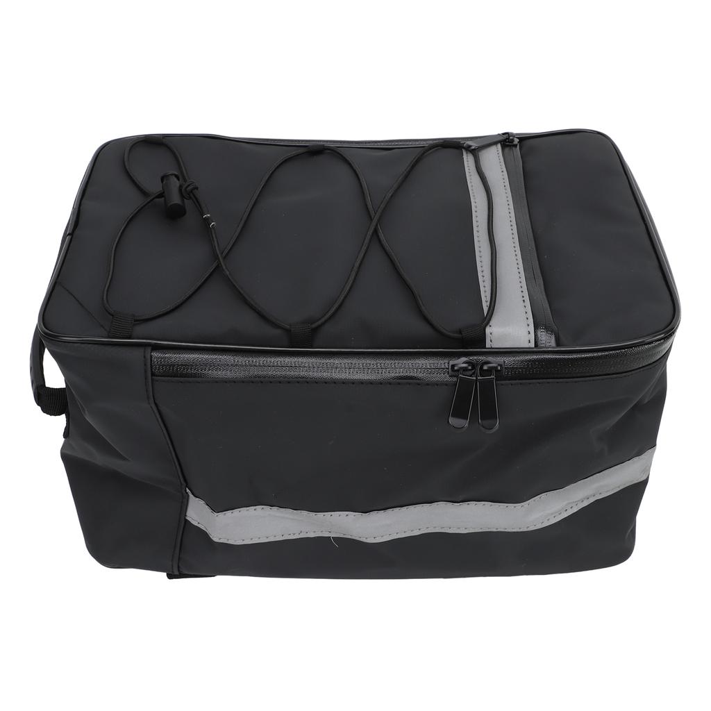 Сумка для заднего багажника велосипеда, водонепроницаемая, светоотражающая, большой емкости, с чехлом для дождя