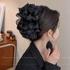 Элегантная многослойная цветочная заколка-бант для волос для женщин – Заколка-акула для прически «пучок» и для визуального сужения лица