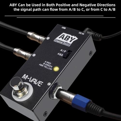 Duangu ABY Line Selector AB Switch Mini Guitar Effect Pedal True Bypass Guitar Bass Pedal AB Box - ABY Channel Switch, Mini Guitar Effect Pedal